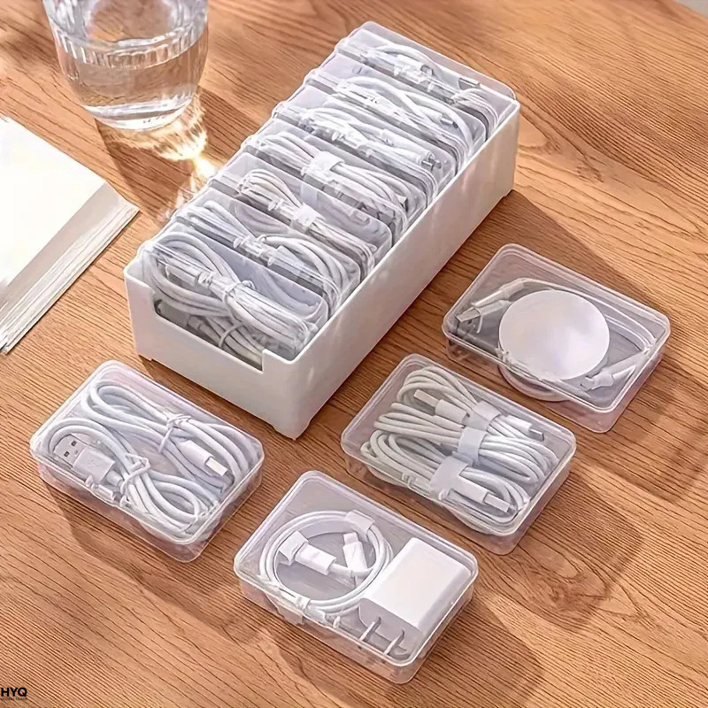 Cable Management Box - 케이블 정리함, 내구성이 뛰어난 플라스틱 보관함,