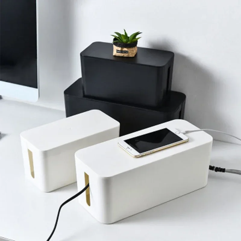 Cable Management Box - 케이블 보관함 데스크탑 파워 스트립 보관함