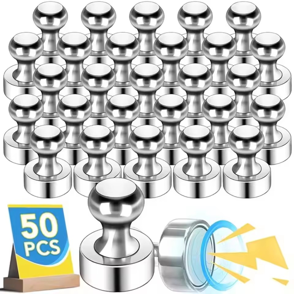Whiteboard Magnetic - 50/1개 네오디뮴 자석 압정 강력한 자석