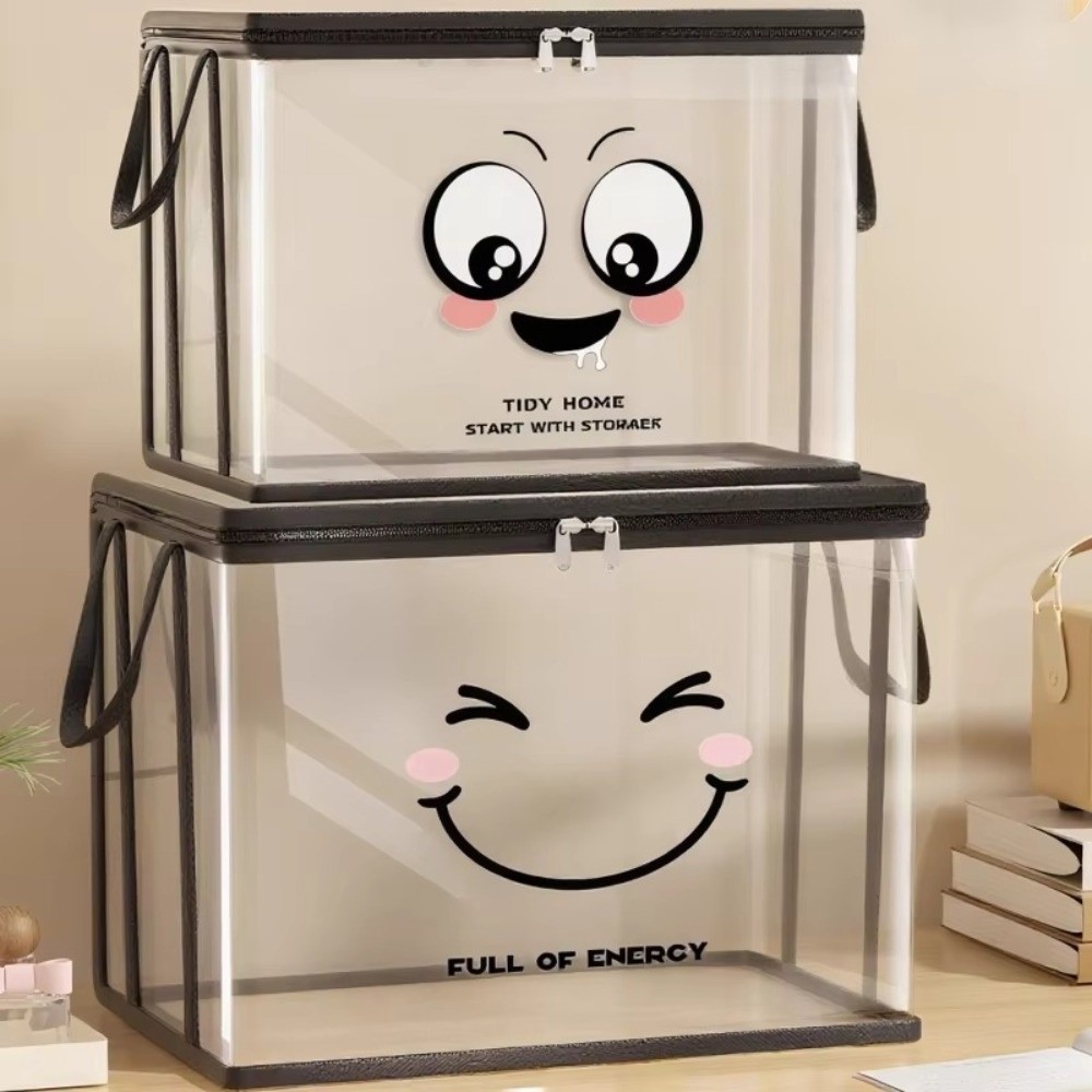 대형 사각형 책 보관 가방 PVC 투명 지퍼 보관함 뚜 - Home Office Bagas 리뷰 및 가격