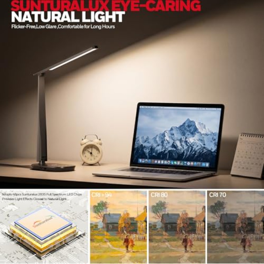 홈 오피스용 LED 데스크 램프, 눈 보호 기능이 있는 - Desk Lamp Led 리뷰 및 가격