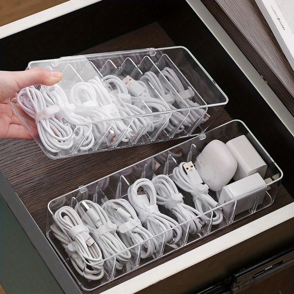 다기능 케이블 정리함, 충전기, 이어버드용 끈이 있는  - Cable Management Box 리뷰 및 가격