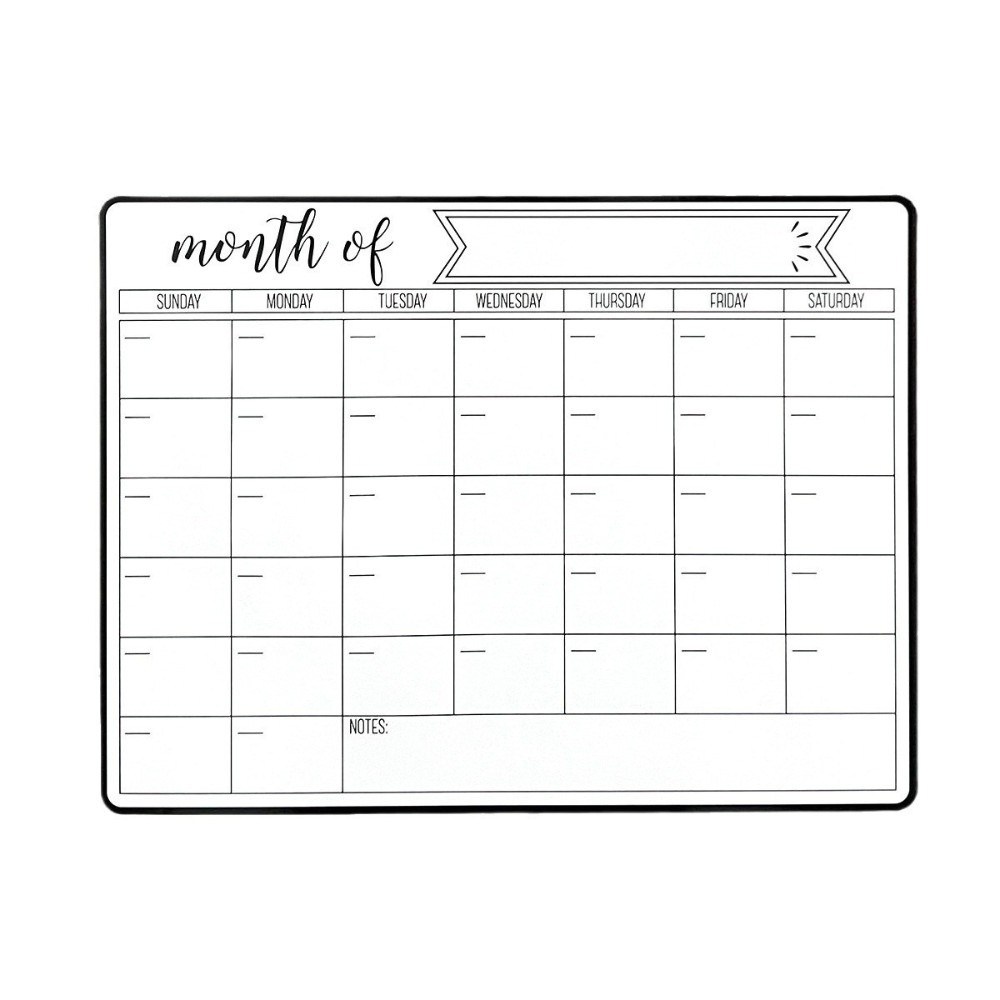 새로운 자석 화이트보드 달력 벽걸이형 재사용 가능 냉장 - Magnetic Calendar Board 리뷰 및 가격
