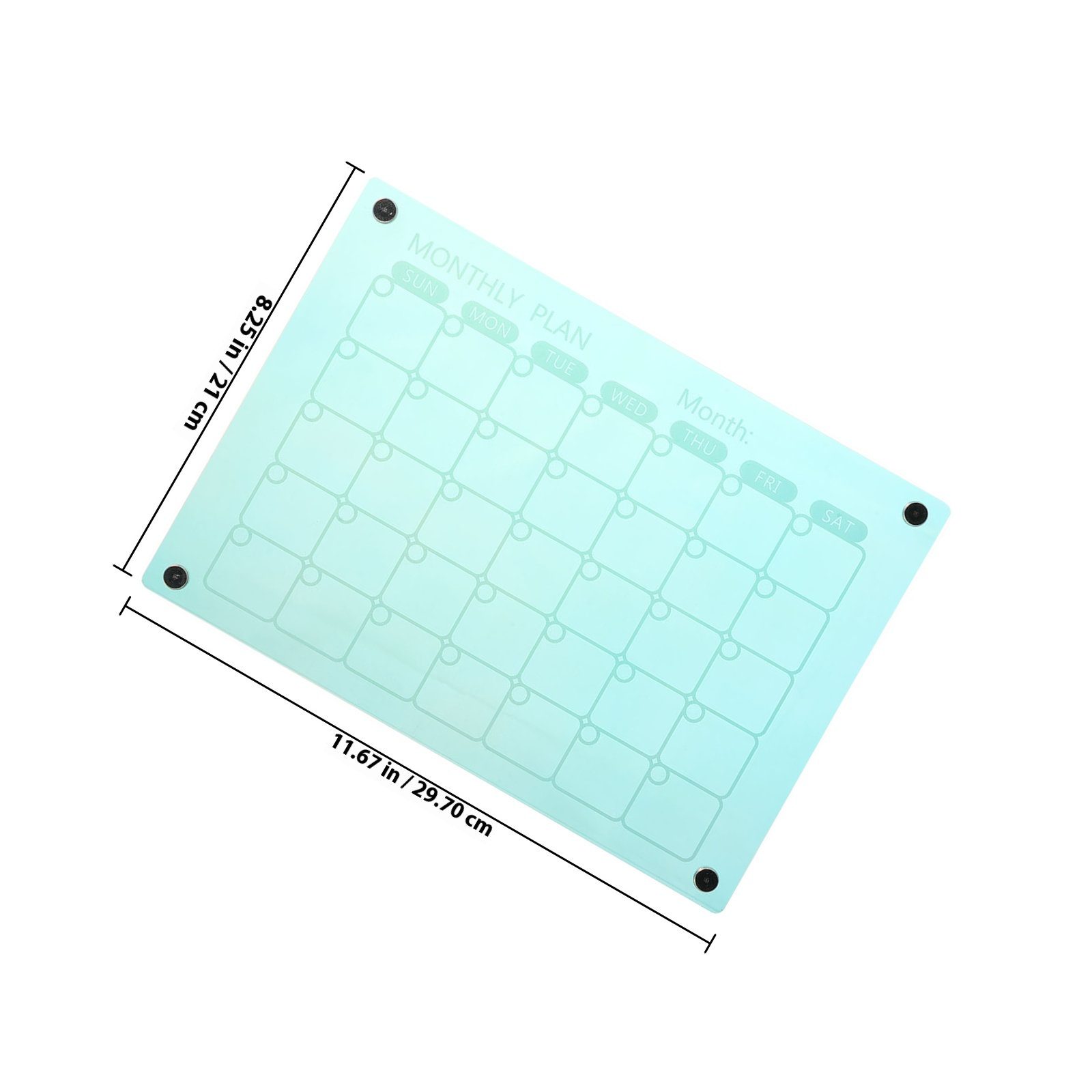 아크릴 자석 건식 지우기 가능 월간 캘린더, 냉장고 플 - Magnetic Calendar Board 리뷰 및 가격
