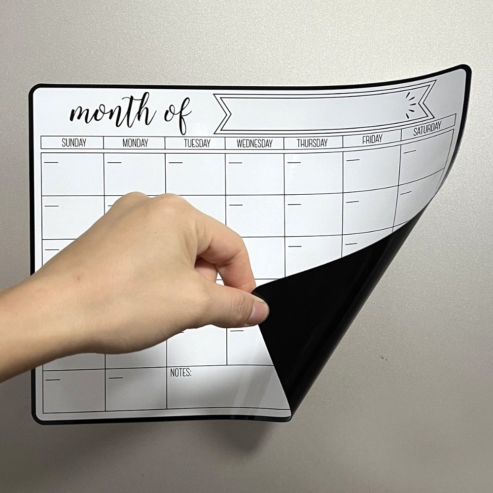 휴대용 자석 화이트보드 달력 벽걸이형 재사용 가능 월간 - Magnetic Calendar Board 리뷰 및 가격