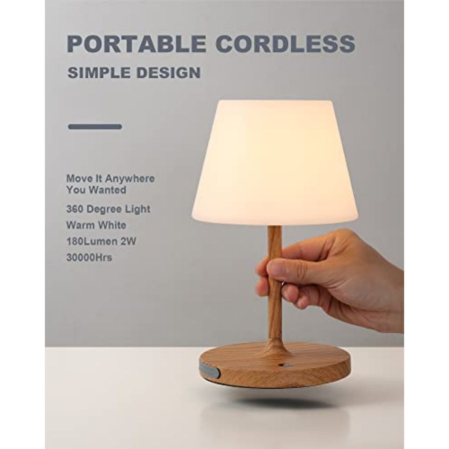 야외용 배터리 작동 테이블 램프 방수, 4000mAh  - Desk Lamp Led 리뷰 및 가격