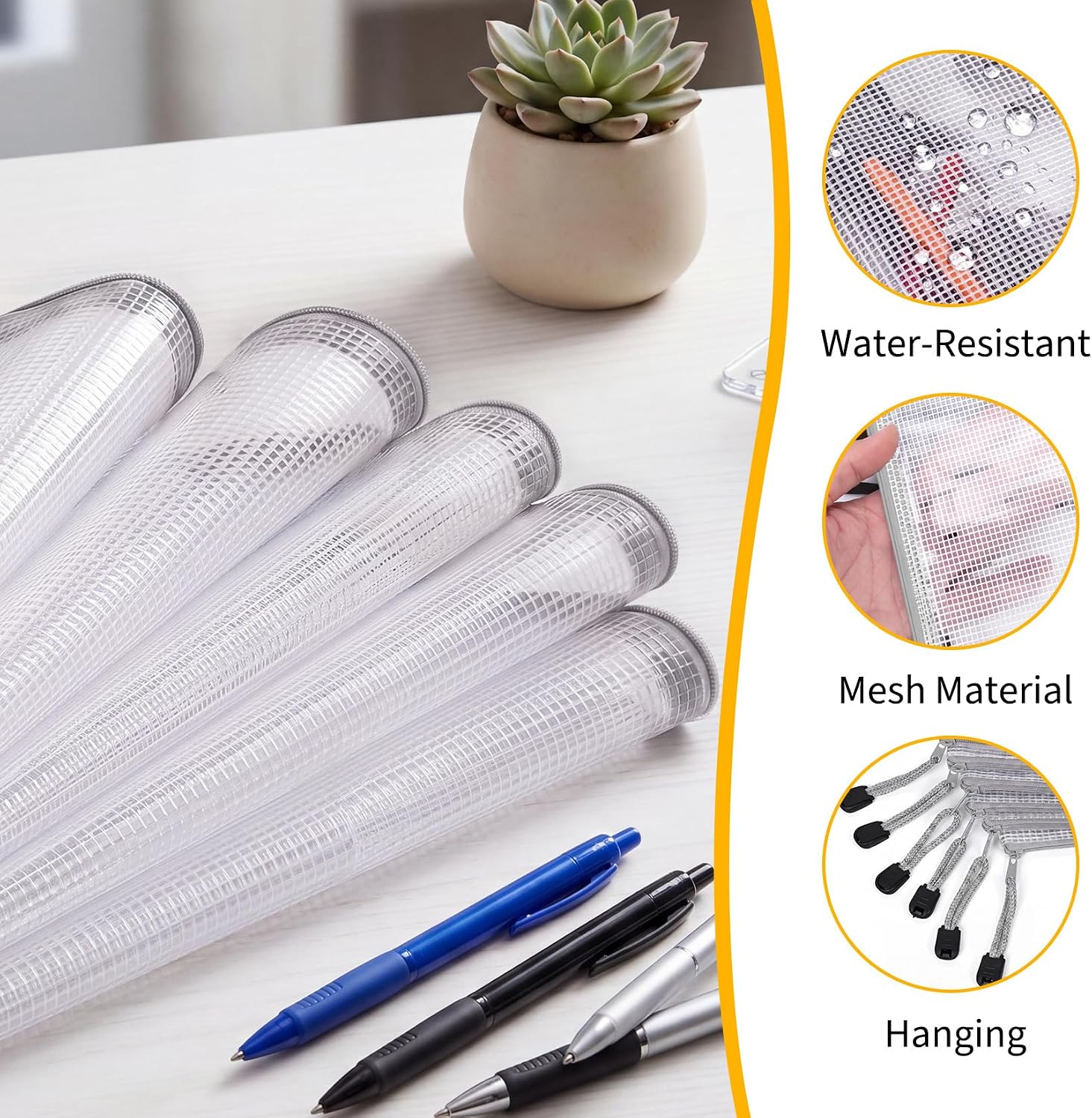 56팩 방수 PVC 메쉬 지퍼 파우치 A3/A4/A5/ - Home Office Bagas 리뷰 및 가격