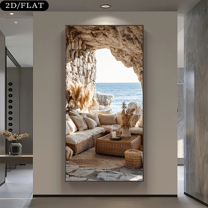 Extra Large Coastal Beach Cave - Home Office With View 리뷰 및 가격