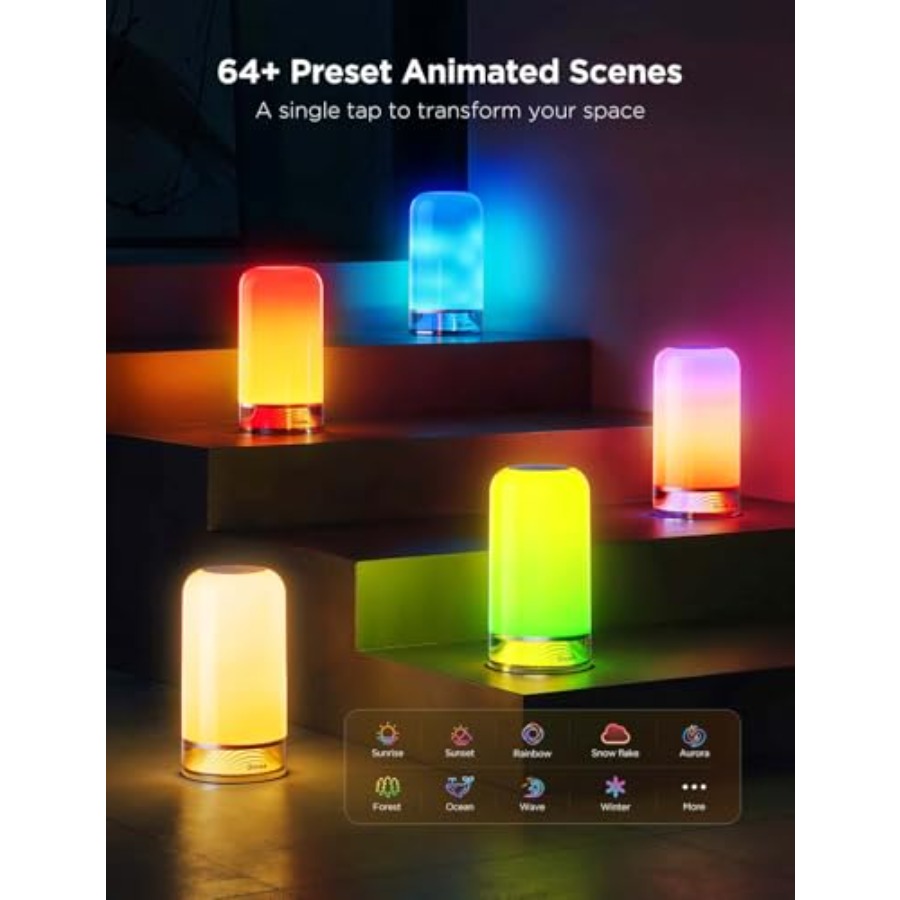 RGBIC 스마트 테이블 램프 2, 터치식 침실용 소형 - Desk Lamp Led 리뷰 및 가격