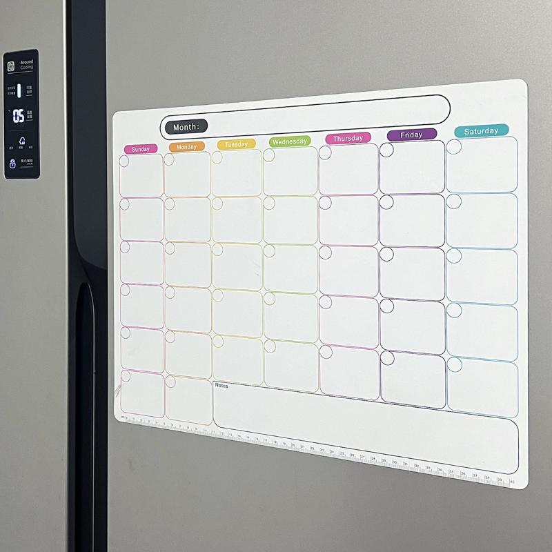 📚   자석 냉장고 드라이 이레이저 캘린더 월간 플래너 - Magnetic Calendar Board 리뷰 및 가격
