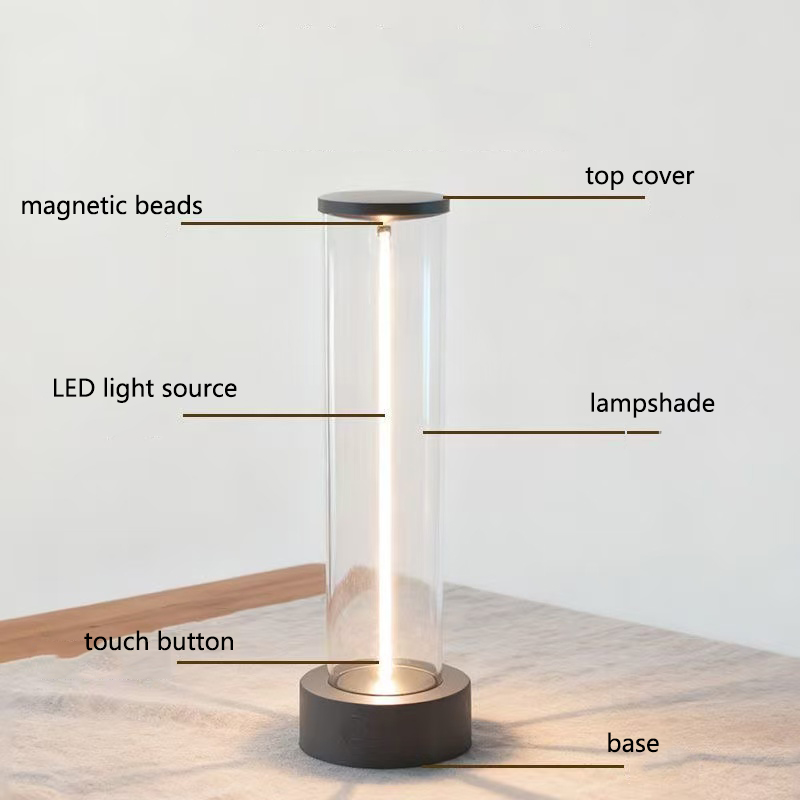 무선 휴대용 LED 책상 램프, 충전식 디자인, 자석식 - Desk Lamp Led 리뷰 및 가격