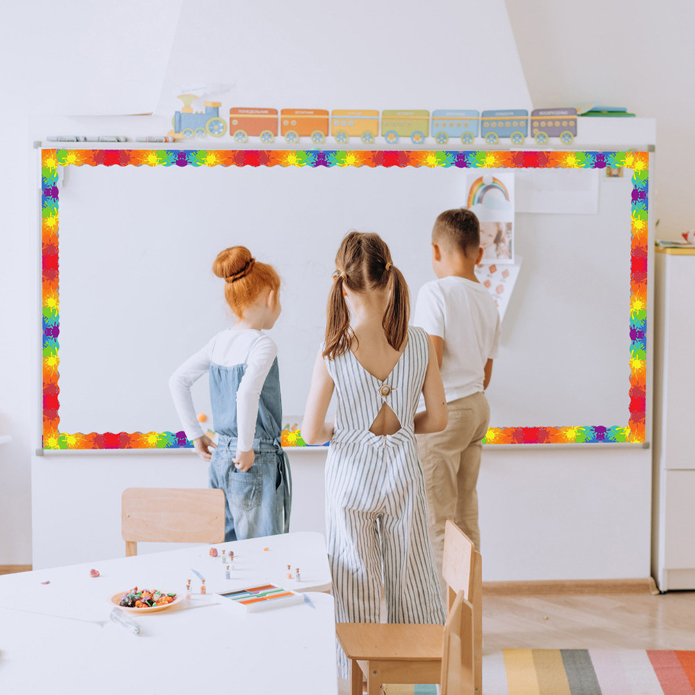 12Pcs 자기식 게시판 테두리 PVC 장식 테두리 교 - Whiteboard Magnetic 리뷰 및 가격
