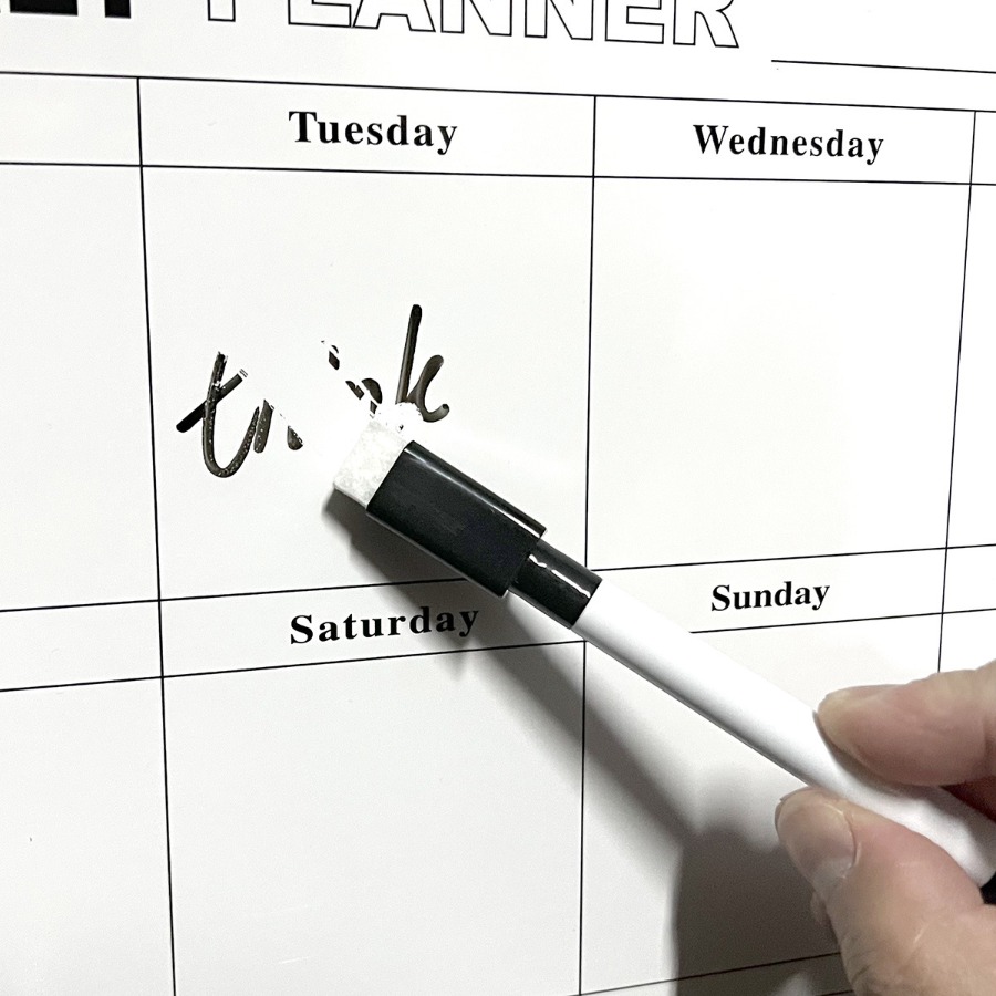 지울 수 있는 주 계획 일정 달력 연질 자석 냉장고 스 - Magnetic Calendar Board 리뷰 및 가격