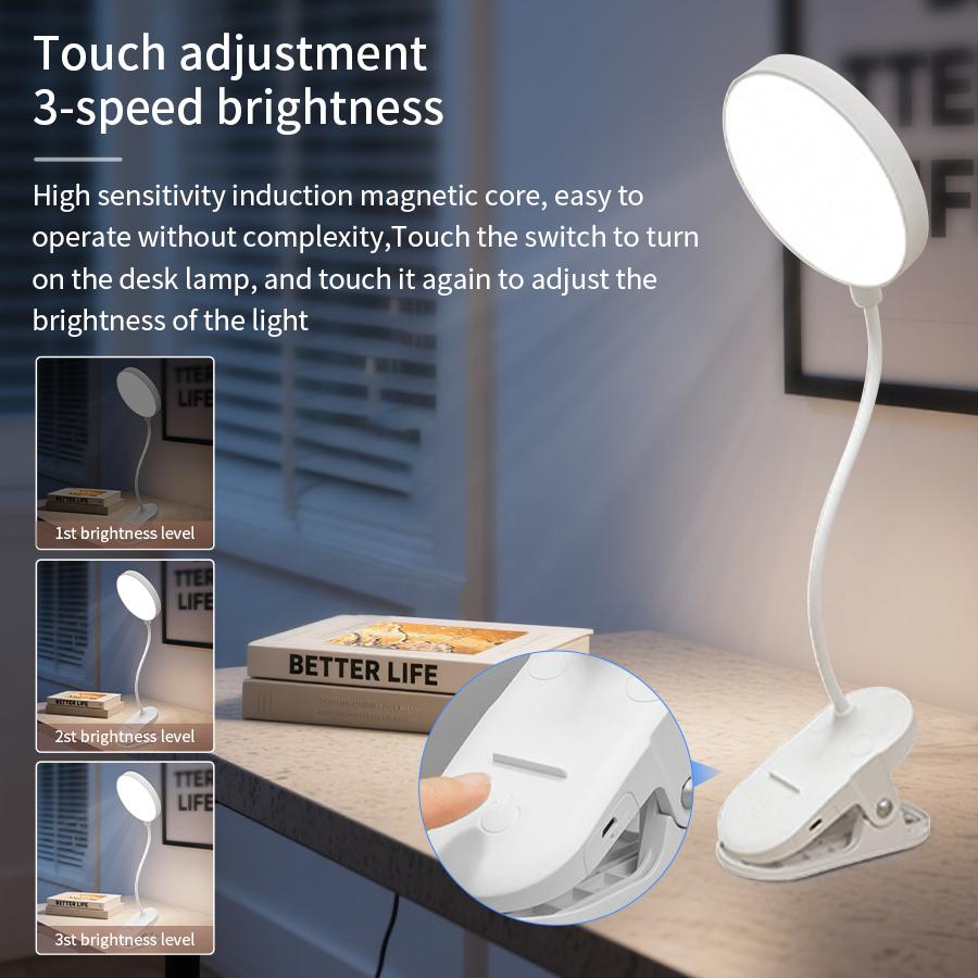 LED 클립 데스크 램프 360 °   유연한 터치 디 - Desk Lamp Led 리뷰 및 가격