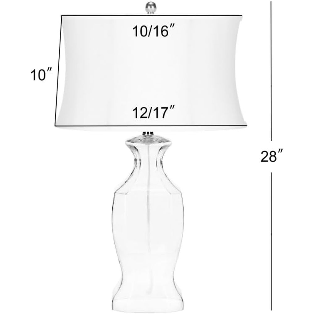 투명 유리 28인치 테이블 램프 세트(침실, 거실, 사 - Desk Lamp Led 리뷰 및 가격