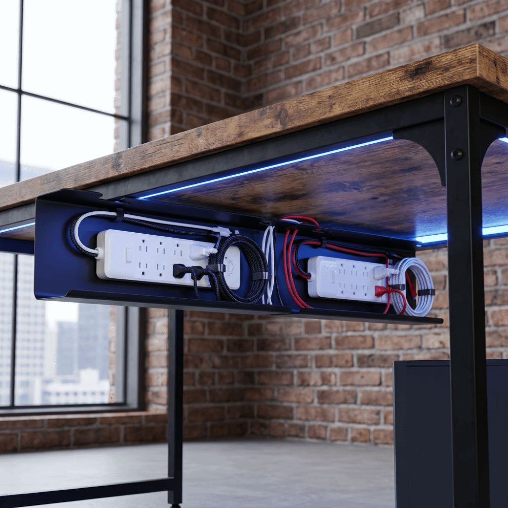 PVC 책상 아래 케이블 관리 트레이 대용량 간편 설치 - Cable Management Box 리뷰 및 가격