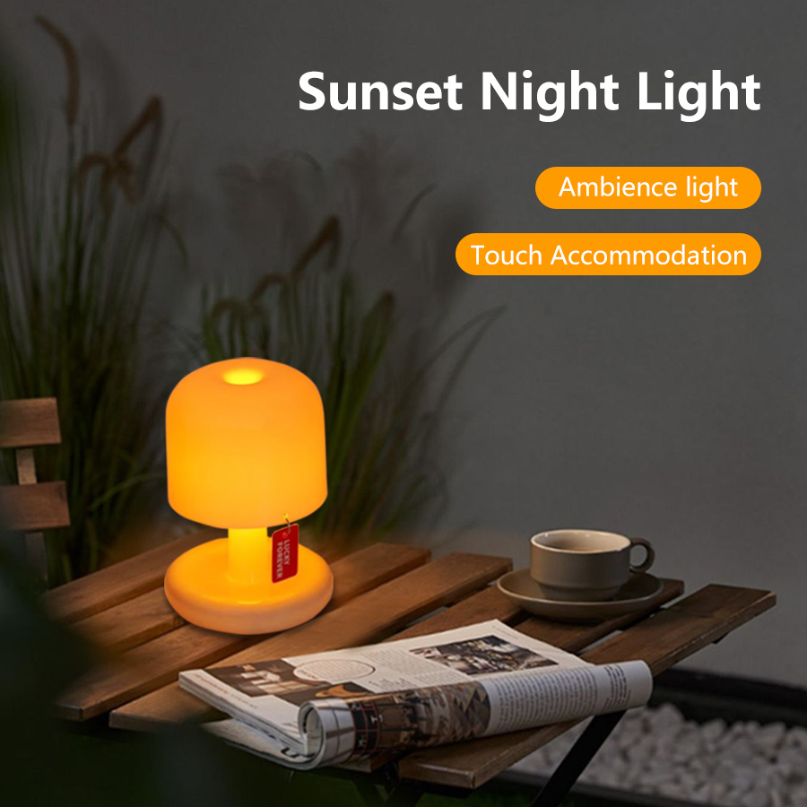 선셋 램프 미니 터치 무드등 USB C 충전식 디밍 가 - Desk Lamp Led 리뷰 및 가격