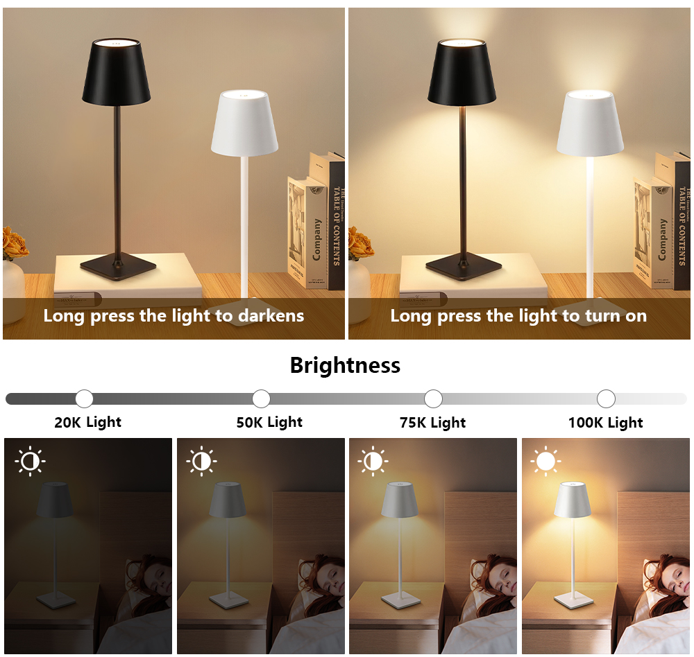 LED 충전식 책상 조명 무선 테이블 램프 무단계 디밍 - Desk Lamp Led 리뷰 및 가격